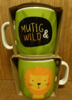 Kinderbecher "mutig & wild"