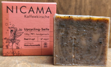 NICAMA Upcyclingseife Kaffeekirsche, 100g