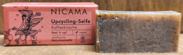 NICAMA Upcyclingseife Kaffeekirsche, 25g