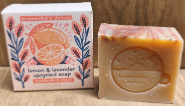 NICAMA Upcyclingseife lemon & lavender, 100g