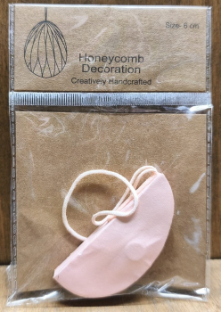 Osteranhänger aus Papier, Ei, rosa