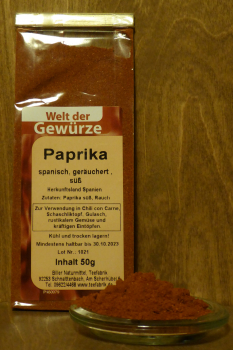 Paprika, spanisch, geräuchert, süß
