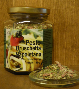 Pesto Bruschetta Napoletana, 110g Glas