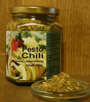 Pesto Chili, 100g Glas