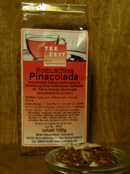 Aromatisierter Rotbusch Pinacolada