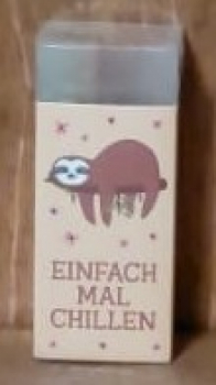 Radiergummi "Einfach mal chillen"
