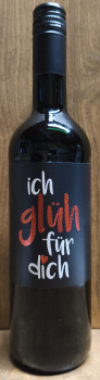 Roter Glühwein "Ich glüh für dich", 750ml