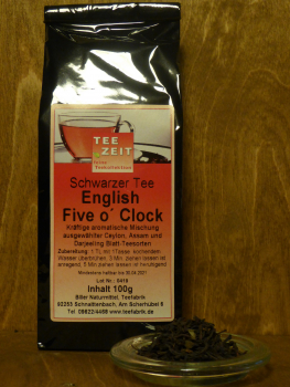 English Five o` clock