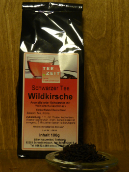 Aromatisierter Schwarztee Wildkirsche