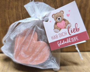 Schafmilchseife "Hab dich lieb", 25g