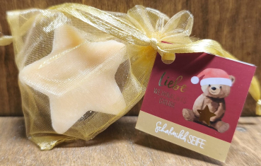 Schafmilchseife Teddy "Liebe Weihnachtsgrüße"