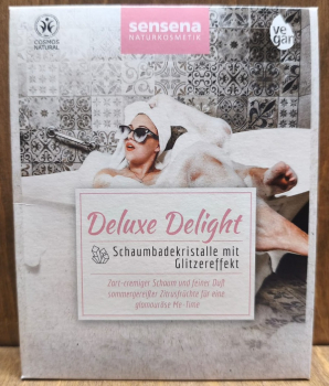 Schaumbadekristalle mit Glitzereffekt "Deluxe Delight", 100g