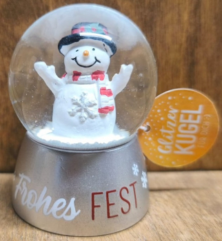 Schneekugel "Frohes Fest"