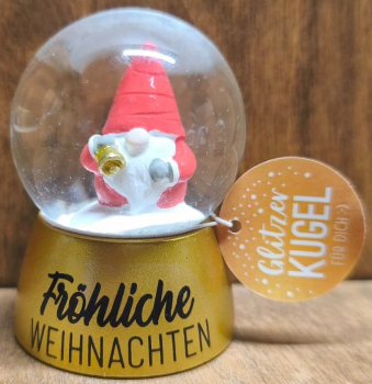 Schneekugel "Fröhliche Weihnachten"