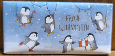 Vollmilchschokolade "Frohe Weihnachten", Pinguin, 30g