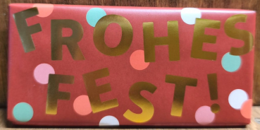 Vollmilchschokolade "Frohes Fest", 30g