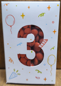 Schokolinsen "3", 50g