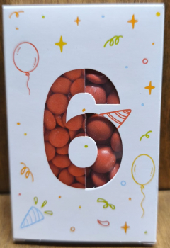 Schokolinsen "6", 50g