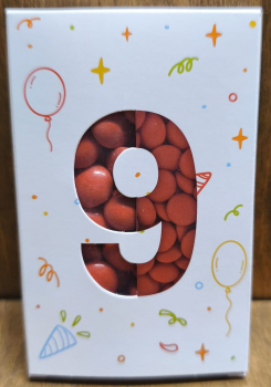 Schokolinsen "9", 50g