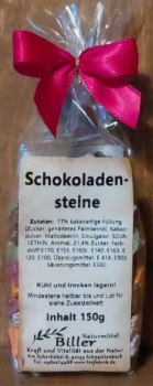 Schokoladensteine, pinke Schleife, 150g,
