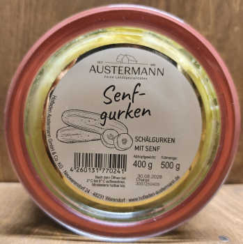 Senfgurken, 400g