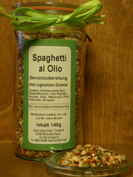 Spaghetti al Olio im Glas, 140g