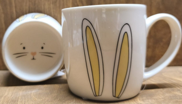Tasse Hasenohren, gelb