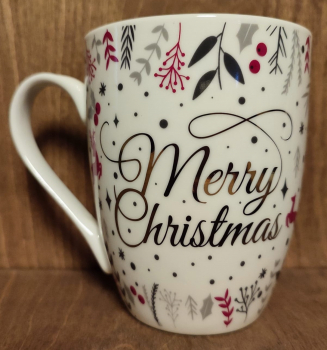 Tasse "Merry Christmas" weiß