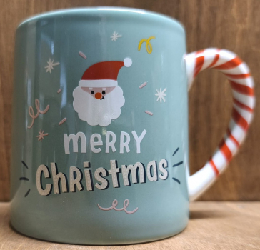 Tasse "Merry Christmas", Zuckerstangenhenkel