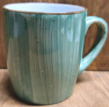 Tasse grün "Pinselstrich"