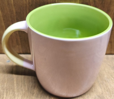 Tasse rosa / grün