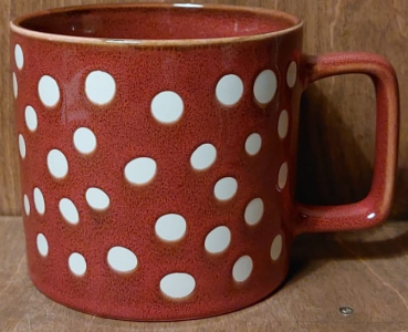 Tasse rot "Punkte"