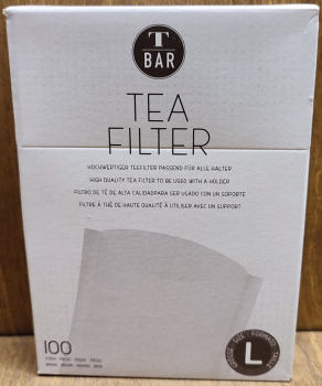 Teefilter mit doppelter Bodenfalte, Größe L
