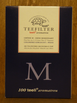 Teefilter ohne Bodenfalte