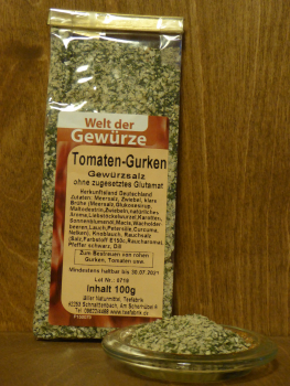 Tomaten Gurken Gewürzsalz