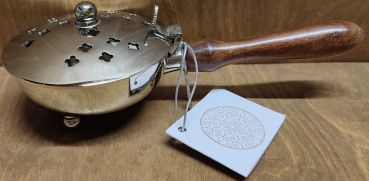 Weihrauchgefäß, silber mit Griff