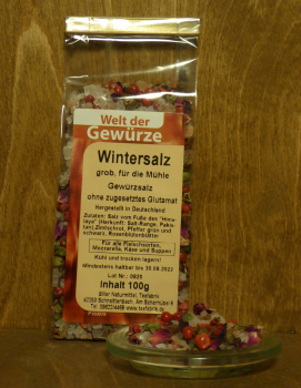 Wintersalz, grob, für die Mühle