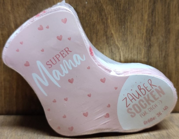 Zaubersöckchen "Super Mama"