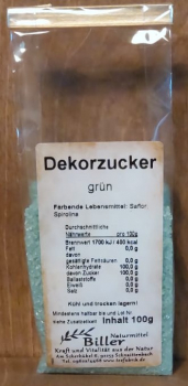 Dekorzucker grün, 100g