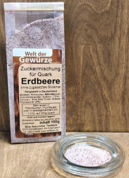 Zuckermischung für Quark Erdbeere