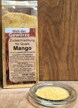 Zuckermischung für Quark Mango