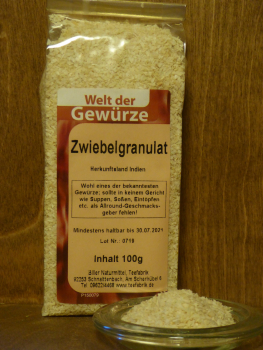 Zwiebelgranulat