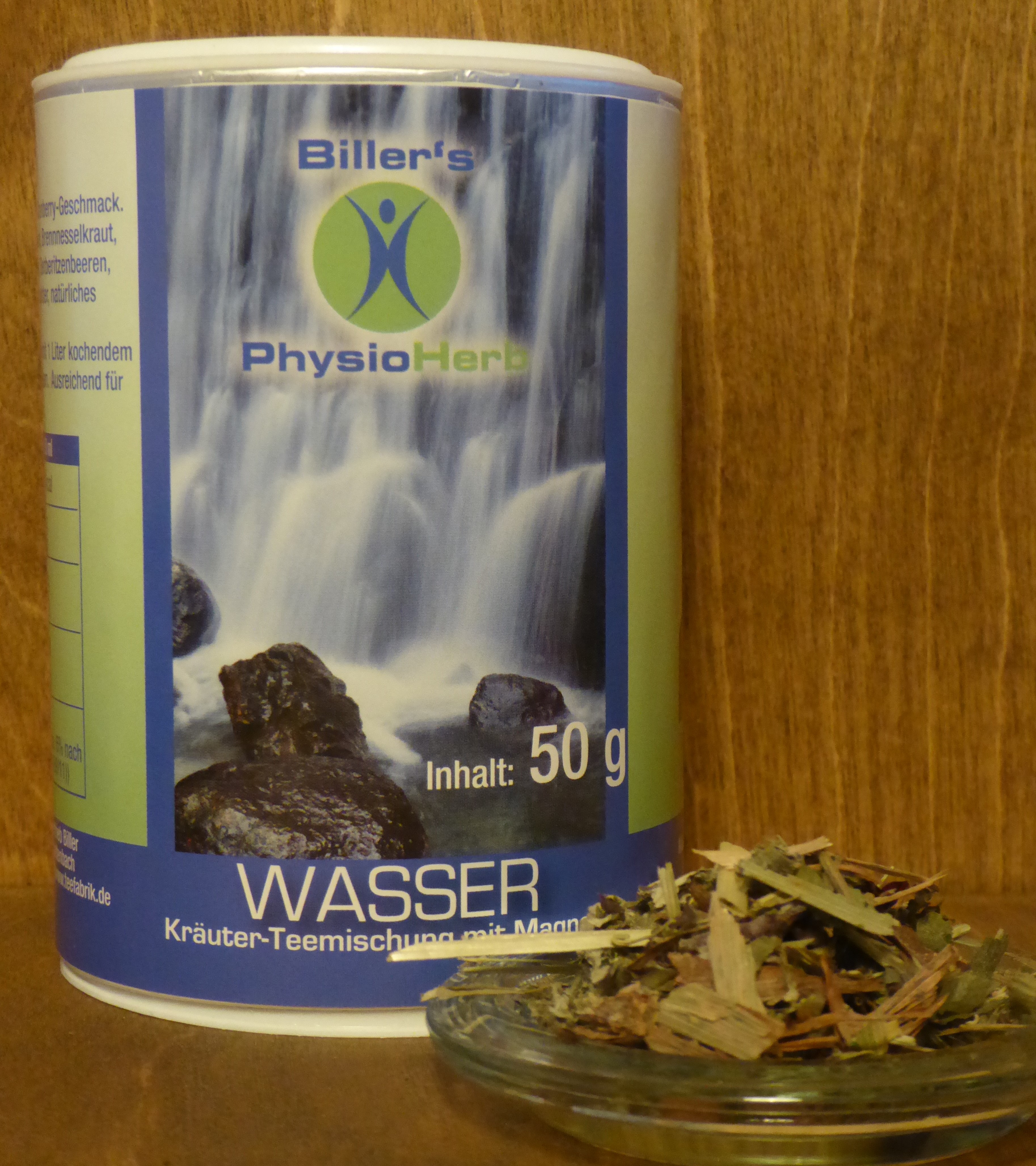 PhysioHerb Wasser Kräuterteemischung 50g Dose - Biller Naturmittel