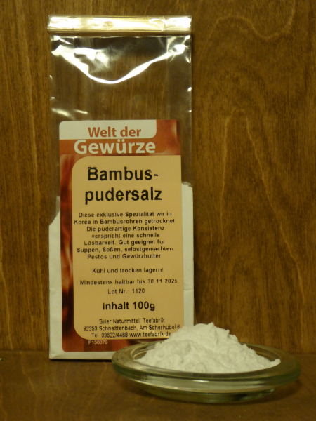 Bambuspudersalz