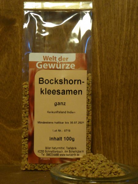 Bockshornkleesaat ganz