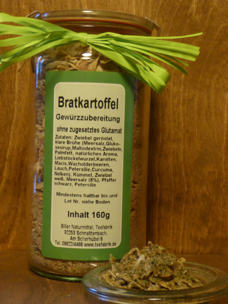 Bratkartoffelgewürz im Glas, 160g