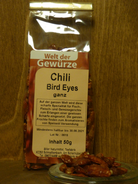 Chili ganz 1-3 cm