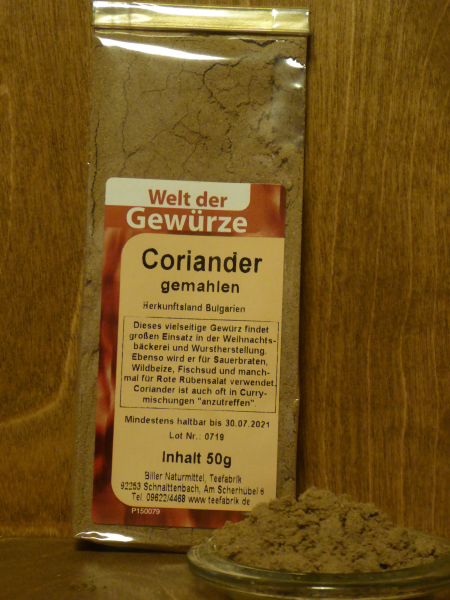 Coriander gemahlen