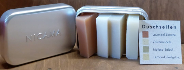 NICAMA Seifen Probierset, 4 x 25g