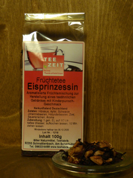 Aromatisierter Früchtetee Eisprinzessin